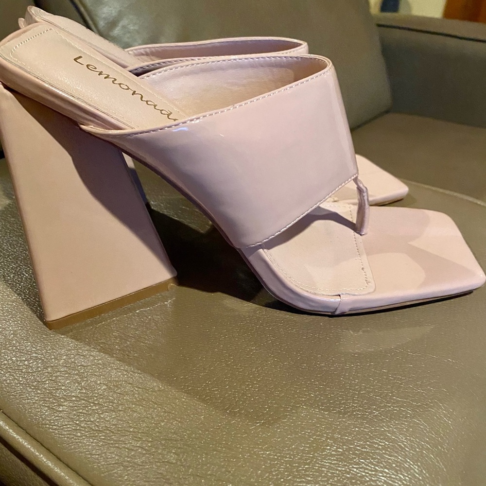 Lemonade New Exotic Block Mew heels